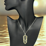 Zambian "Infinity" Citrine Pendant ~ Set in Argentium Silver Zambian "Infinity" Citrine Pendant ~ Set in Argentium Silver