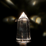 Vogel Wand with Floating Crystals, 6 Facets (146 Grams) Vogel Wand with Floating Crystals, 6 Facets (146 Grams)