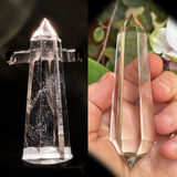 Vogel Wands with Natural Inclusions, 6 Facets (86 Grams)