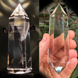 Vogel Wand with Angle Hair Rutile, 6 Facets (144 Grams)