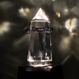 Vogel Wand with Floating Crystals, 6 Facets (184 Grams)