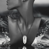 Carved Brazilian Clear Quartz Crystal Pendant ~ by Lawrence Stoller Carved Brazilian Clear Quartz Crystal Pendant ~ by Lawrence Stoller