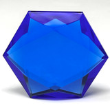 Siberian Blue Quartz Hexagram Pocket Stone Siberian Blue Quartz Hexagram Pocket Stone