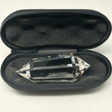 Near Flawless! Brazilian Clear Quartz Vogel Crystal Wand, 8 Facets • 259 Grams