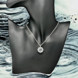 Clear Quartz Radiant Heart Set in Sterling Silver