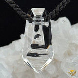 Brazilian Clear Quartz Crystal Pendant by Lawrence Stoller