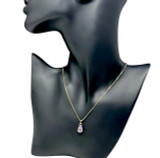 Bolivian Ametrine Tear Drop Pendant in 18K Gold