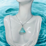 Vogel Star of David, Clear Quartz  with Dichroic Glass - Large