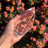 Near-Flawless! Water Clear Brazilian Clear Quartz  Vogel-Eredyon© Wand - 6 Facets (318g)