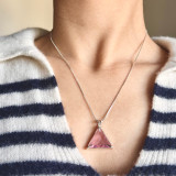 Pink Garnet Star of David