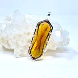 Rare "Infinity" Zambian Cognac Citrine Pendant - Large