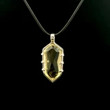 Zambian Citrine "Infinity" Pendant - Small/Wide