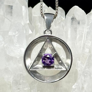 "Fire" Pendant set with Amethyst "Fire" Pendant set with Amethyst