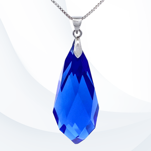 Siberian Blue Multi-faceted Pendant
