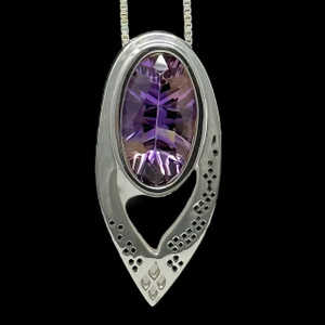 "Sumbi" Bolivian Ametrine Pendant in Sterling Silver