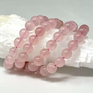 Natural Rose Quartz Bracelet Natural Rose Quartz Bracelet