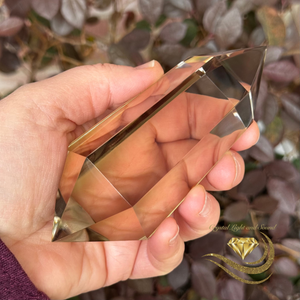 Natural Brazilian Smoky Quartz Crystal Wand, 6 Facets - 267g Natural Brazilian Smoky Quartz Crystal Wand, 6 Facets - 267g