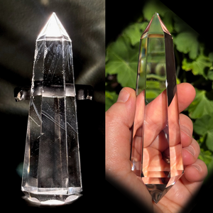 Vogel Wands with Natural Inclusions, 6 Facets (138 Grams) Vogel Wands with Natural Inclusions, 6 Facets (138 Grams)