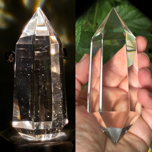 Vogel Wands with Natural Inclusions, 6 Facets, (208 Grams) Vogel Wands with Natural Inclusions, 6 Facets, (208 Grams)