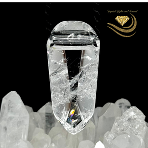 Carved Brazilian Clear Quartz Crystal Pendant ~ by Lawrence Stoller Carved Brazilian Clear Quartz Crystal Pendant ~ by Lawrence Stoller