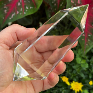 Brazilian Clear Quartz Vogel Wand - 6 Facets (360g) Brazilian Clear Quartz Vogel Wand - 6 Facets (360g)