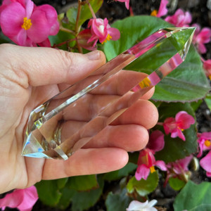 Vogel Wands with a Variety of Natural Inclusions, 6 Facets (132 Grams)