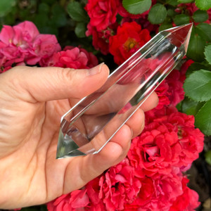 Vogel Wands with Natural Inclusions, 6 Facets (103 Grams)