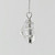 Star of Light with Natural Brazilian Quartz set in Sterling Silver