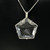 Star of Light with Natural Brazilian Quartz set in Sterling Silver
