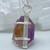 Zambian Ametrine Vogel Star of David Pendant set in Sterling Silver
