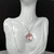 "Star of Light" Pendant with Clear Quartz & Dichroic Glass