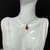Citrine Radiant Heart with Moldavite Trillion