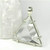 Madagascar Clear Quartz Vogel Crystal Star of David Pendant set in Sterling Silver