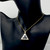 Madagascar Clear Quartz Vogel Star of David Pendant set in 14K Gold