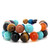 Chakra  Mala Bead Bracelet, 17-12mm beads