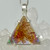 Vogel Star of David with Golden Rutile and Clear Quartz , Small