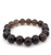 Smoky Quartz Chakra Mala Bracelet, 12mm beads