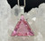 Vogel Star of David Pendant in Pink Ruby Rose Quartz  - Small