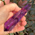 Amethyst Crystal Wand with Rainbows - 6 Facets (103g)