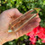 Natural Brazilian Citrine Crystal Wand 6 Facets (147g)