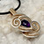 "Violet Light" Amethyst Wire Wrap Pendant