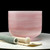 Rose Quartz Gemstone Bowl 8" F-Note, Perfect Pitch, 432Hz