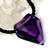 Rwandan Amethyst Pendant Crafted by Lawrence Stoller