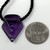 Rwandan Amethyst Pendant Crafted by Lawrence Stoller