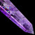 Amethyst Crystal Wand with Rainbows - 6 Facets (101g)