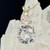 Danburite Round with Morganite Trillion, Sterling Silver