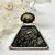 Meteorite Pendant Crowned with Moldavite