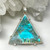 Vogel Star of David, Clear Quartz  with Dichroic Glass - LargeVogel Star of David, Clear Quartz  with Dichroic Glass - Large
