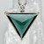 Siberian Green Quartz Angelic Star Crystal Pendant Set in Silver