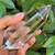 Near Flawless! Brazilian Clear Quartz Vogel Crystal Wand, 8 Facets • 259 Grams